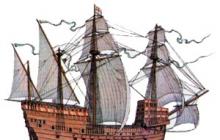 Ганзейский трехмачтовый когг XV в Парусные корабли средневековой Европы